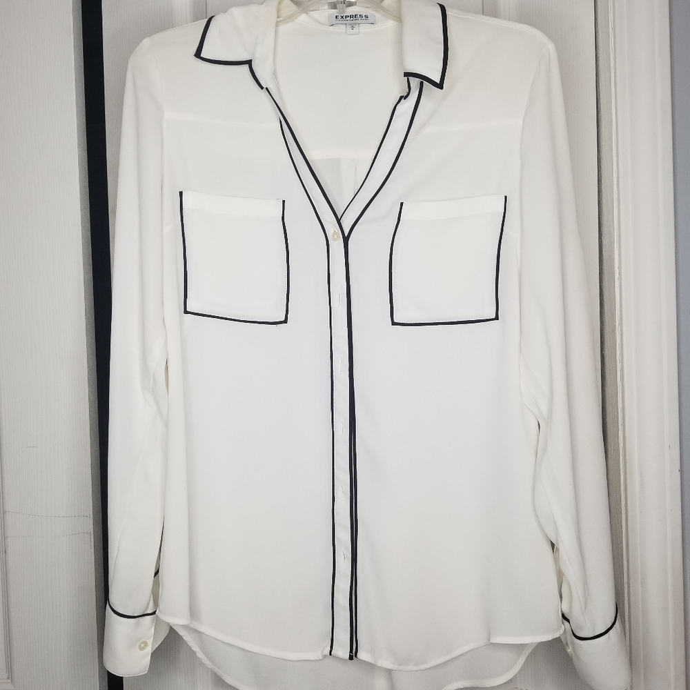 Long sleeve, button up shirt